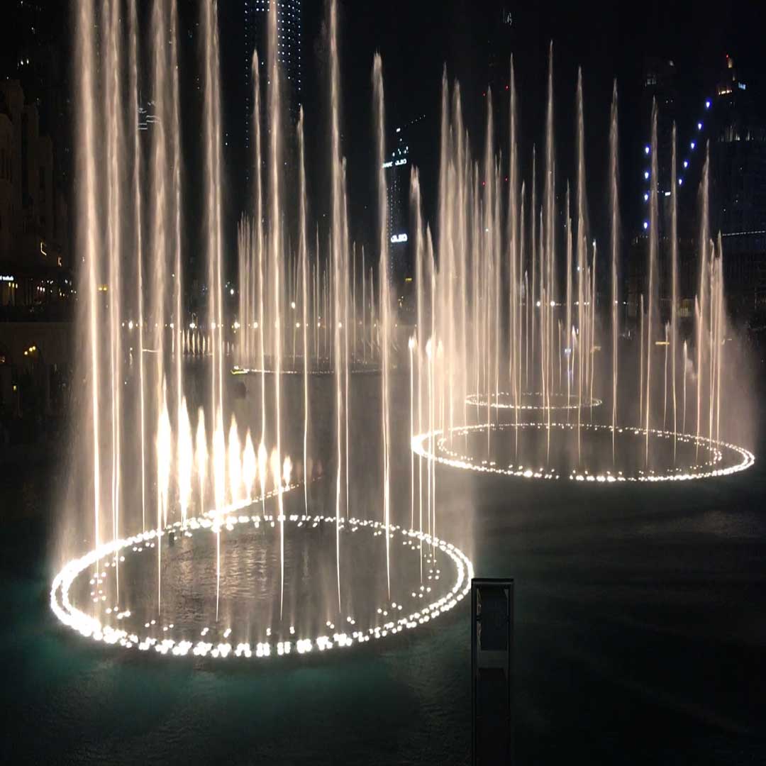 Water and Light - Dancing Fountain Near Dubai Mall